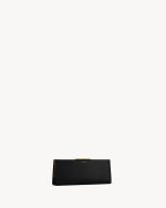YSL Midnight Small Clutch In Smooth Leather - Image 5